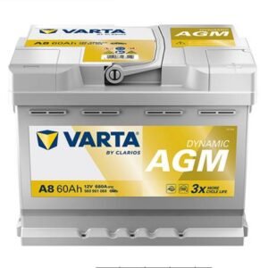 VARTA A8 - Baterias AGM Varta 60Ah 680A 242x175x190 DRT