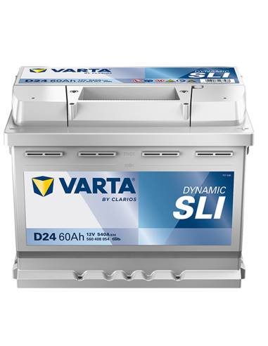 VARTA D24 - Baterias SLI Varta 60Ah 540A 242x175x190 DRT