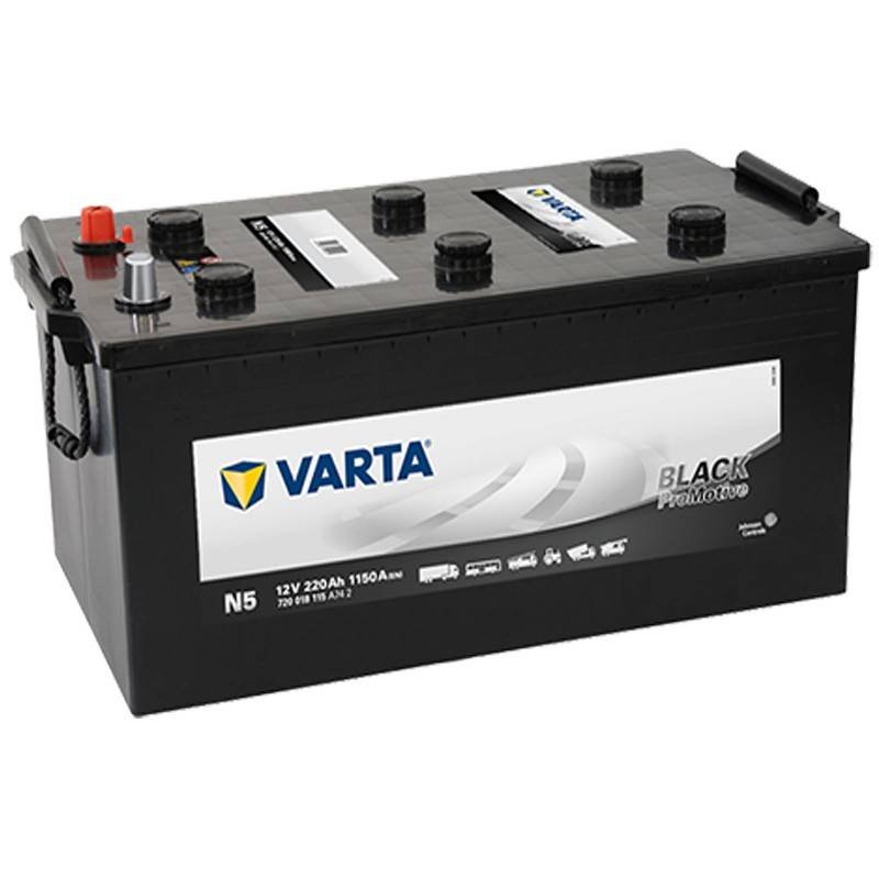 Batería de camión Varta N5 220Ah 12V Black Promotive