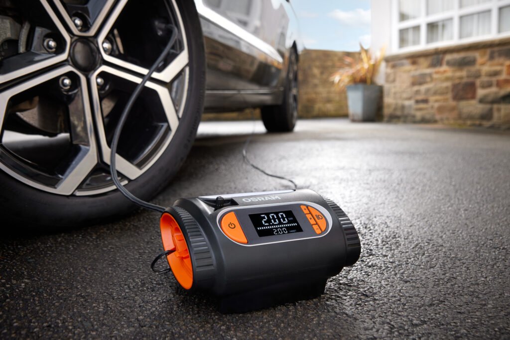 Check tyre pressure quickly and easily at home: OSRAM Automotive launches new TYREinflate series